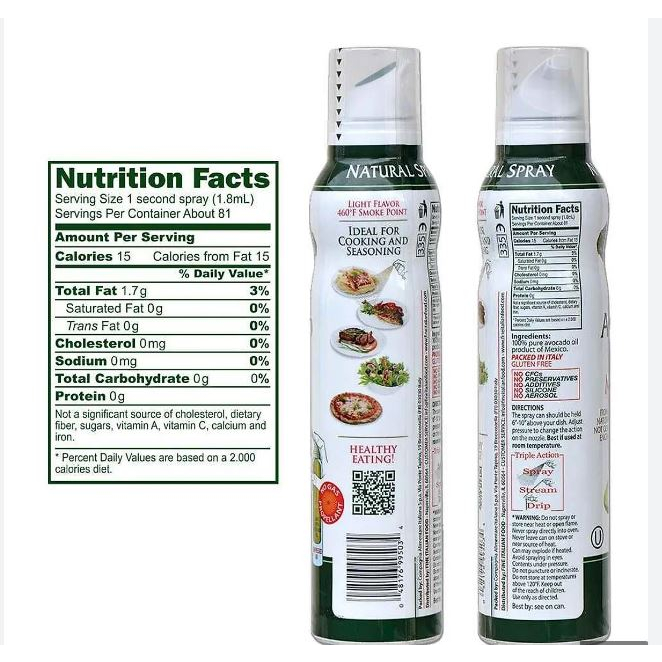 Dầu Ăn Kiêng Dạng Xịt Ít Calo - Mantova Oil Spray