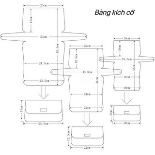 Canvas làm túi cắt sẵn