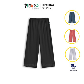 Quần ống xuông PISARO bé gái vải cotton cao cấp mềm mịn co dãn chống muỗi