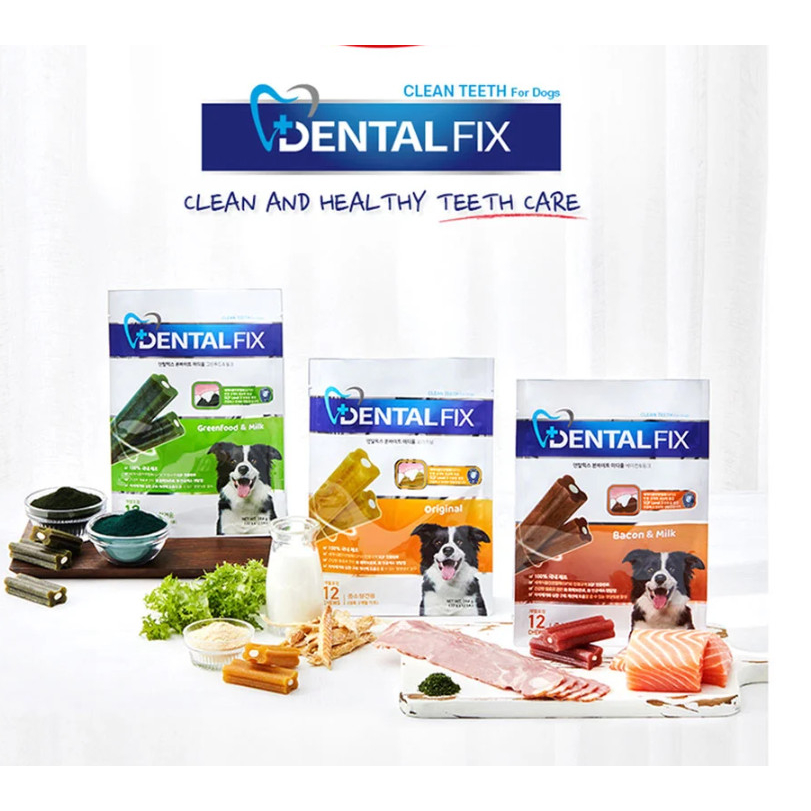 1 thanh GUM TRẮNG RĂNG DENTAL FIX cho chó