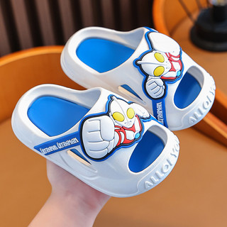 Dép Đi Trong Nhà Chống Trượt Chống Va Chạm In Hình Ultraman Thời Trang Mùa Hè Cho Bé Trai