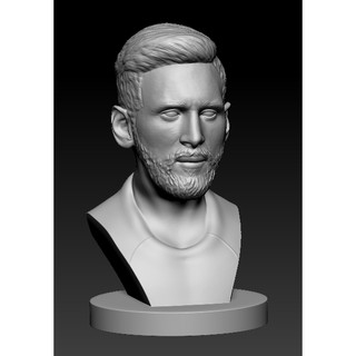 Phôi Mô hình Lionel Messi Bust cao cấp size 13 cm