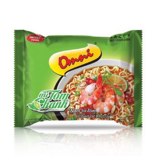 Lẻ 1 gói mì tôm chanh omni 75gr