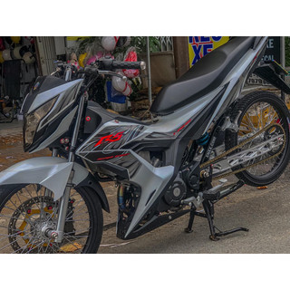 Tem rời sonic lửa full bạc đen mới
