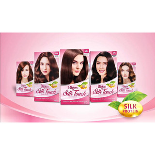 Thuốc nhuộm tóc phủ bạc bigen silk touch