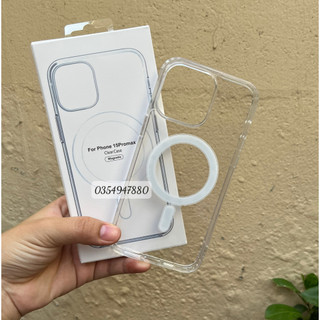 Ốp lưng trong suốt hỗ trợ sạc không dây cho Phone 15 ,15 Pro,15 Plus,15 Pro max