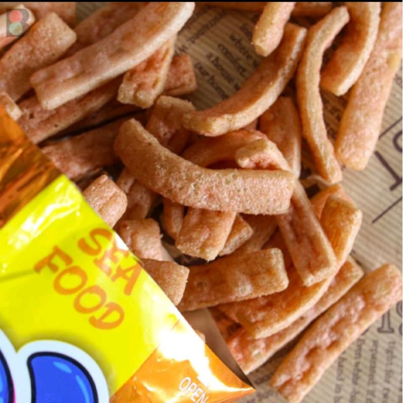 Snack tôm & mực Lotte Hàn Quốc 75g