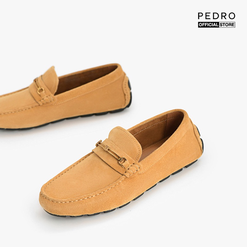 Giày lười da lộn Pedro authentic LEATHER BIT size 40/41/42