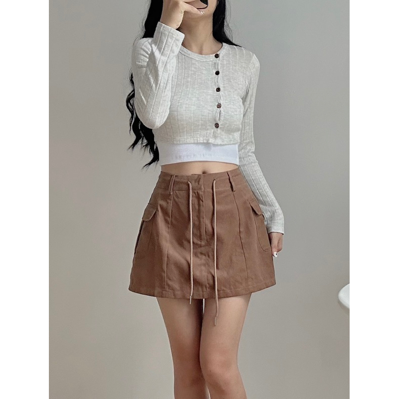 Áo cardigan croptop Joan 18made ✿ 𝐁𝐲 𝐄𝐢𝐠𝐡𝐭𝐞𝐞𝐧 𝐀𝐠𝐚𝐢𝐧