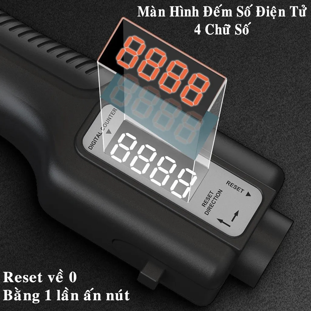Kìm Tập Cơ Tay Điều Chỉnh 10-100kg Có Số Đếm