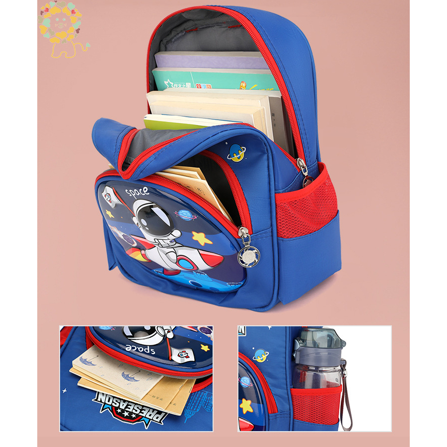Balo đi học cho bé trai ba lô mầm non cho bé gái cặp sách đi học trẻ em mẫu mới 2024