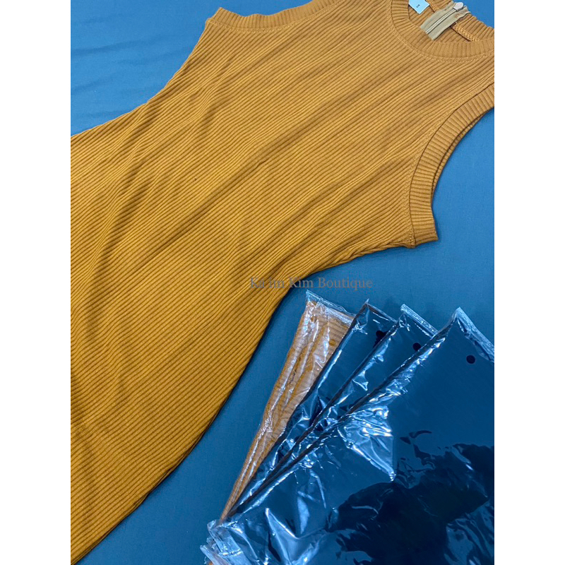 Đầm Body Gân SN Xẻ Tà 2 Bên