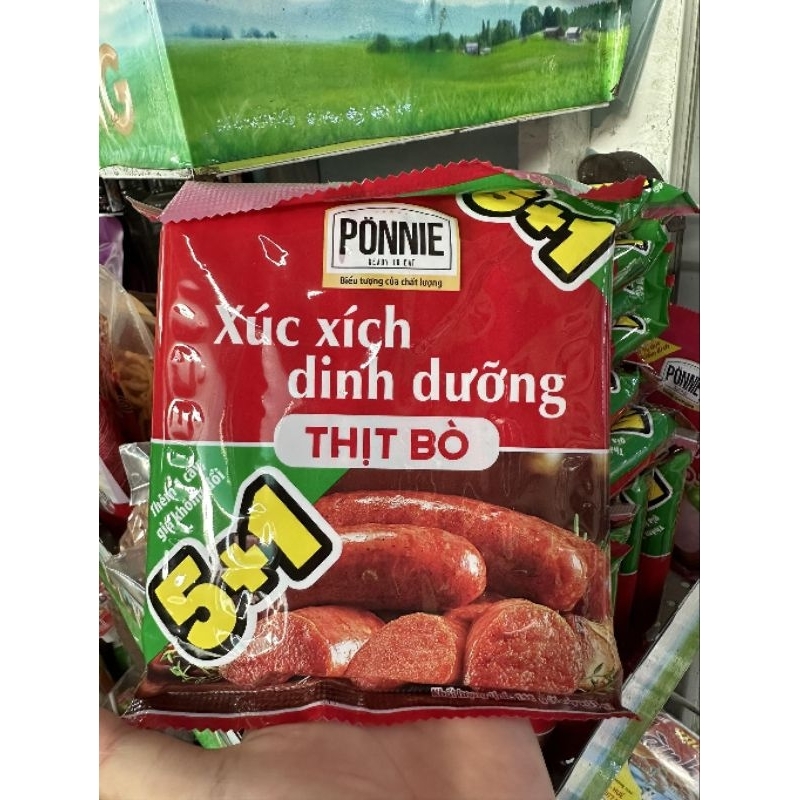 2 gói xúc xích Ponnie bò