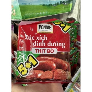 2 gói xúc xích Ponnie bò