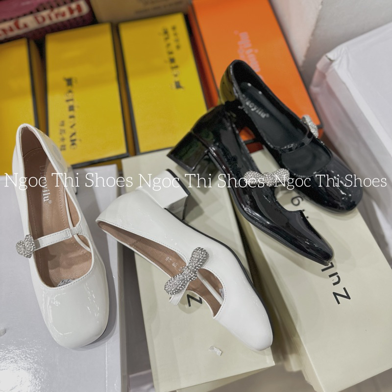 Giày mary jane quai nơ đá nhà Diaoyilu chuẩn QC