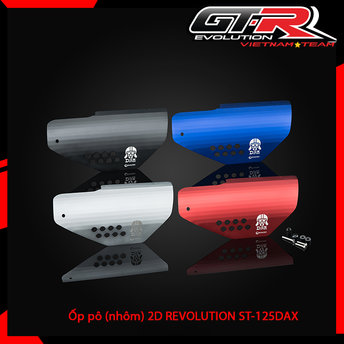 Ốp pô (nhôm) 2D REVOLUTION DAX