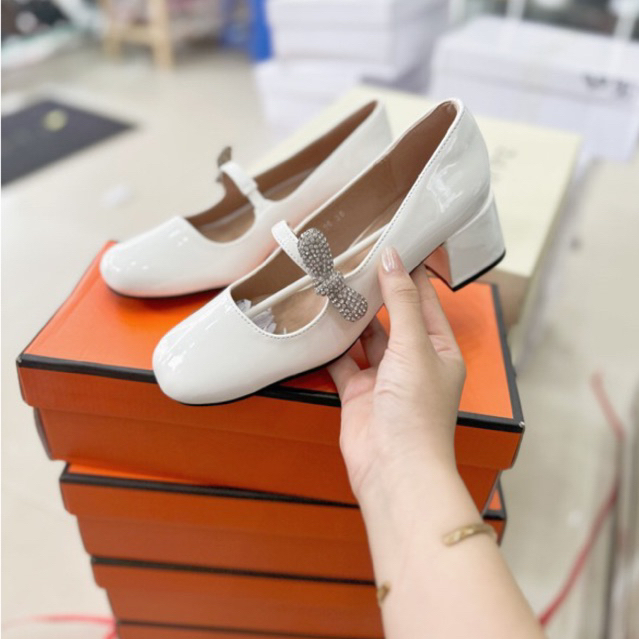 Giày mary jane quai nơ đá nhà Diaoyilu chuẩn QC