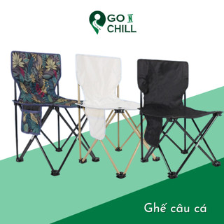 Ghế câu cá, ghế xếp dã ngoại gấp gọn có tựa lưng, ghế xếp camping xếp gọn đa năng