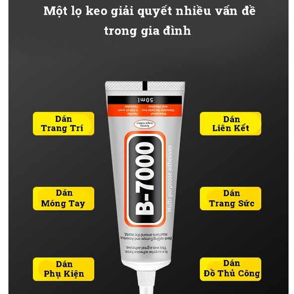 Keo dán B7000 siêu chắc chắn và chống nước