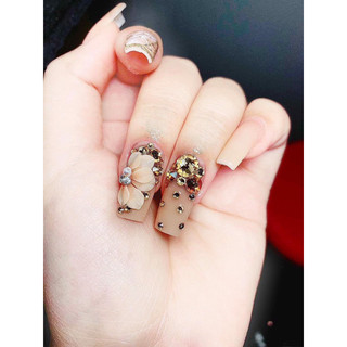 hoa bột nail- hoa cúc ruby cánh nhọn ( giá 1 bông)