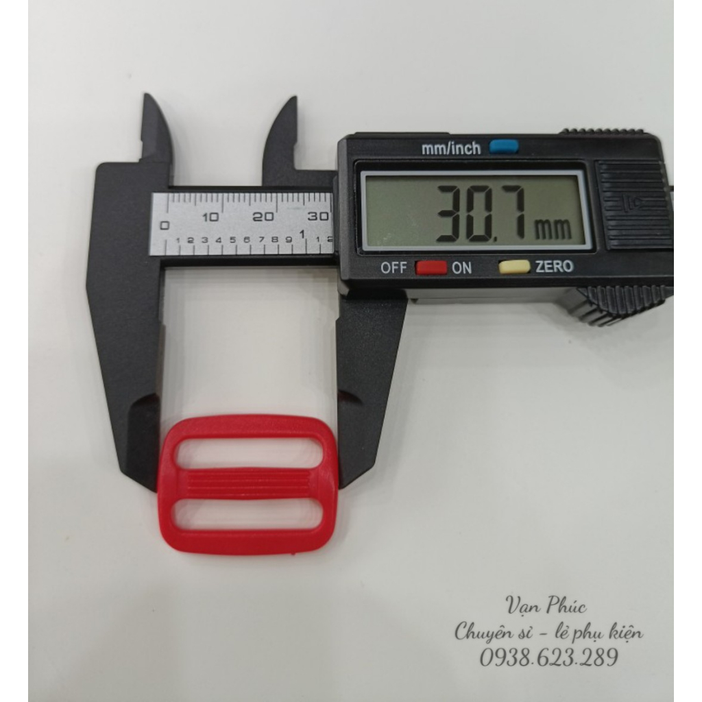 Set 10 Khoen nhựa tăng giảm cho dây balo, túi xách đủ màu sắc