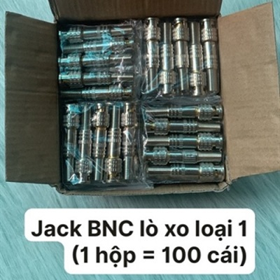 BNC lò xo loại tốt, giắc tín hiệu cho camera, đầu ghi hình