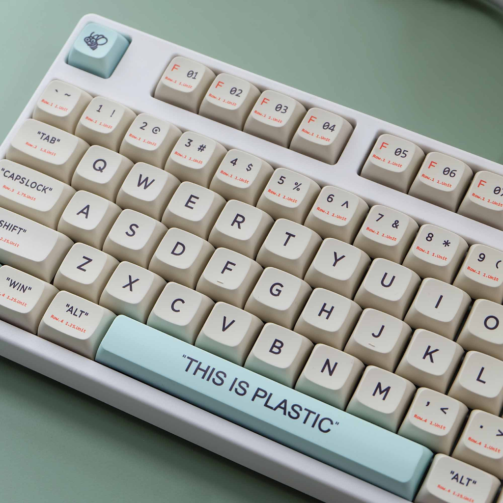 Keycap Cho Bàn Phím Cơ Plastic Chất Liệu Thick PBT In Dyesub 128 Phím XDA Profile