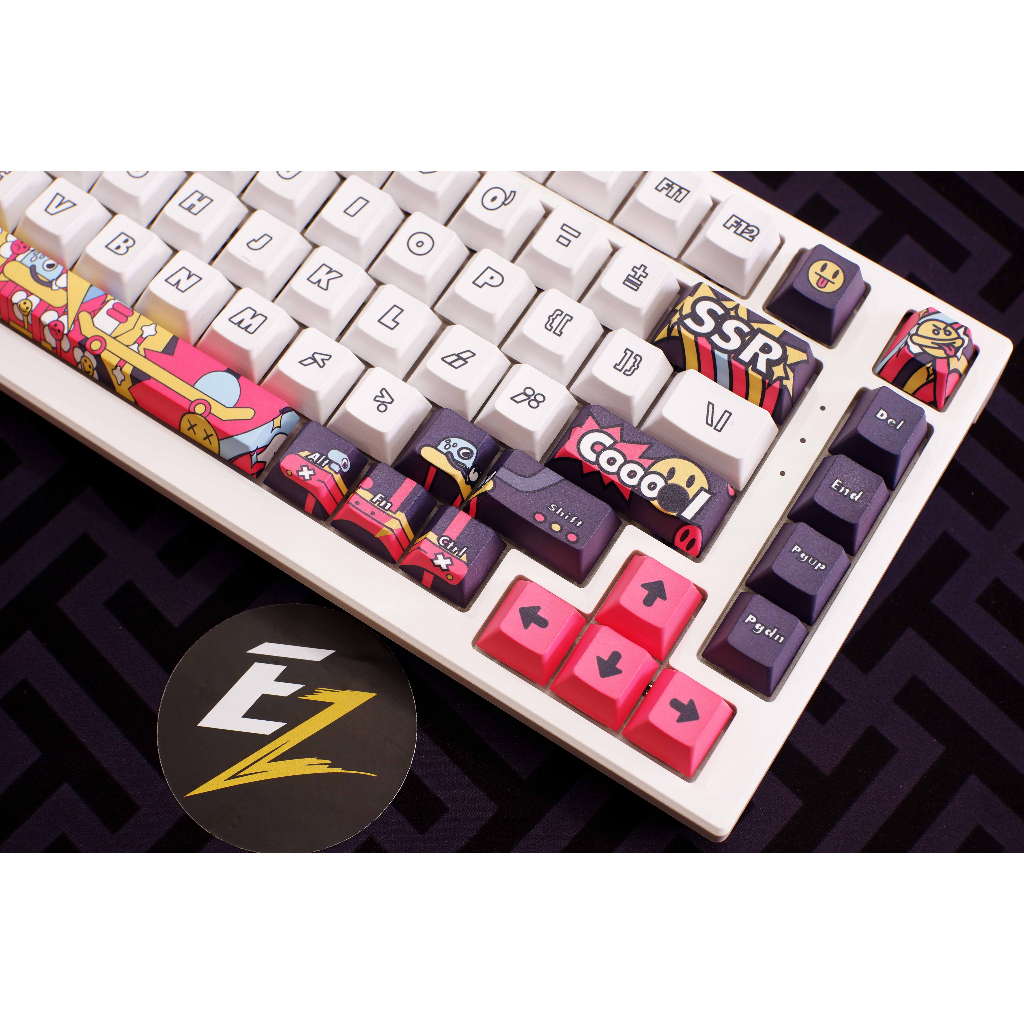 Keycap Cho Bàn Phím Cơ Graffiti PBT Cherry Profile 126 Phím