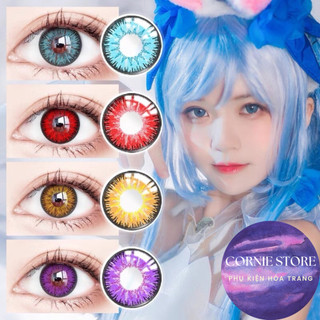 Lens cosplay hóa trang viga đủ màu - đủ độ cận - đeo siêu êm, không cộm mắt - kính áp tròng cosplay đủ màu Cornier.store