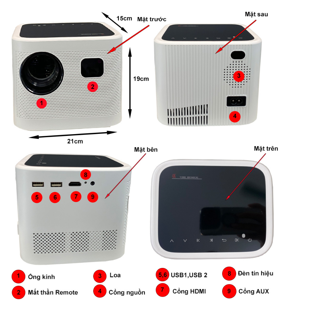 Máy Chiếu Mini Z6 Flys