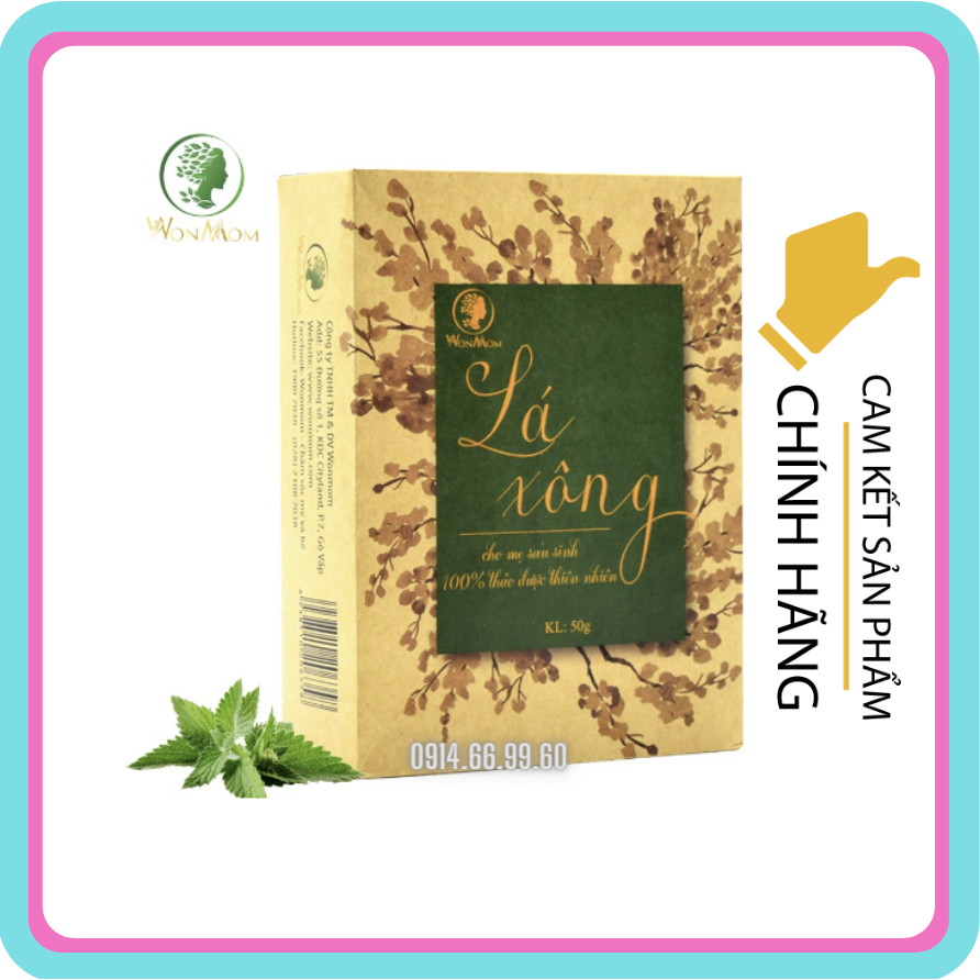 Lá Xông Thảo Dược Toàn Thân Hỗ Trợ Giảm Cân Sau Sinh Wonmom