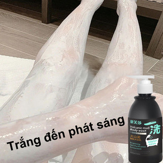 Sữa tắm trắng da toàn thân tắm bùn núi lửa làm trắng da sau khi đi nắng tẩy tế bào chết làm trắng nhanh