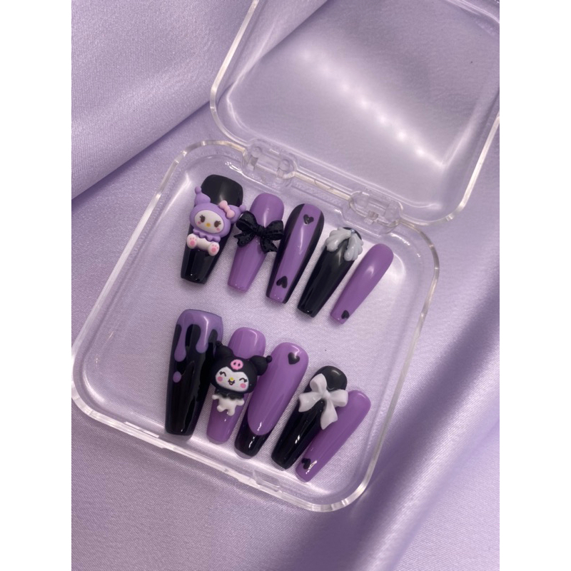 Nail Thiết Kế Hình Kuromi