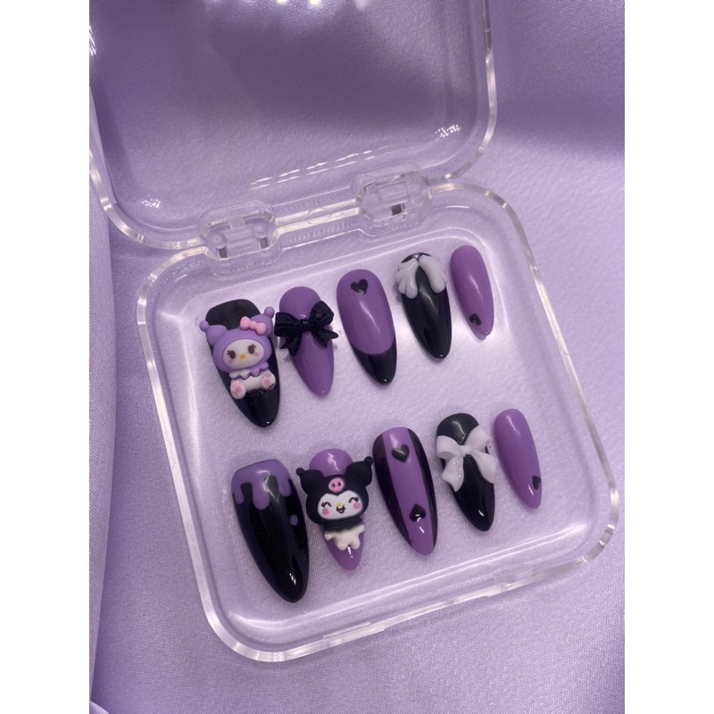 Nail Thiết Kế Hình Kuromi