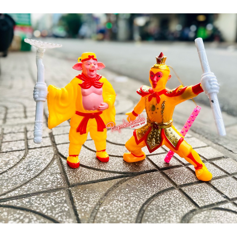 Lồng Đèn Trung Thu Pin Ngộ Không, Bát Giới Dễ Thương Có Đèn Nhạc Cho Bé