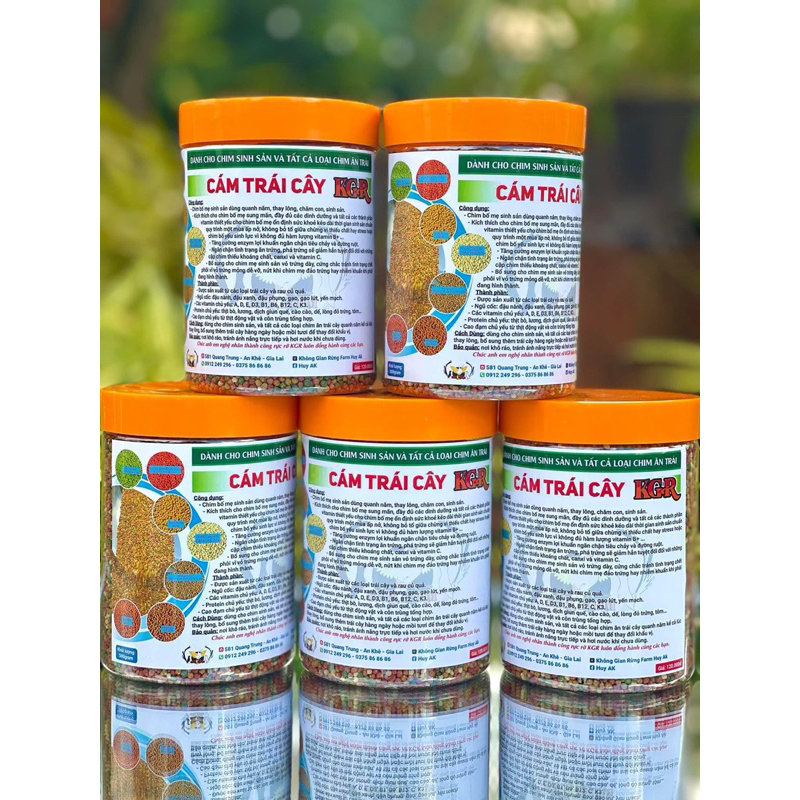 Cám 7 Màu cho chim Sinh Sản