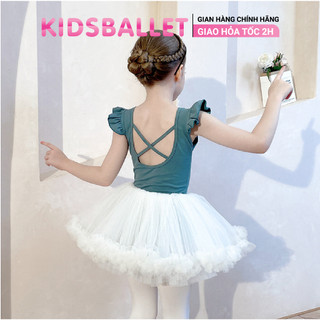 Váy múa ba lê dài tay cộc tay kidsballet đầm múa cho bé váy múa cho bé váy múa bale váy múa trẻ em