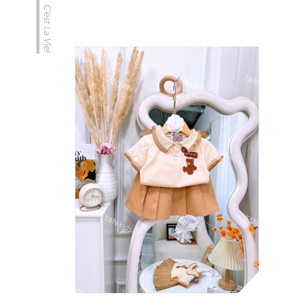 Xả hàng size nhí 7-10kg, set váy yuan chuang siêu xinh cho bé gái