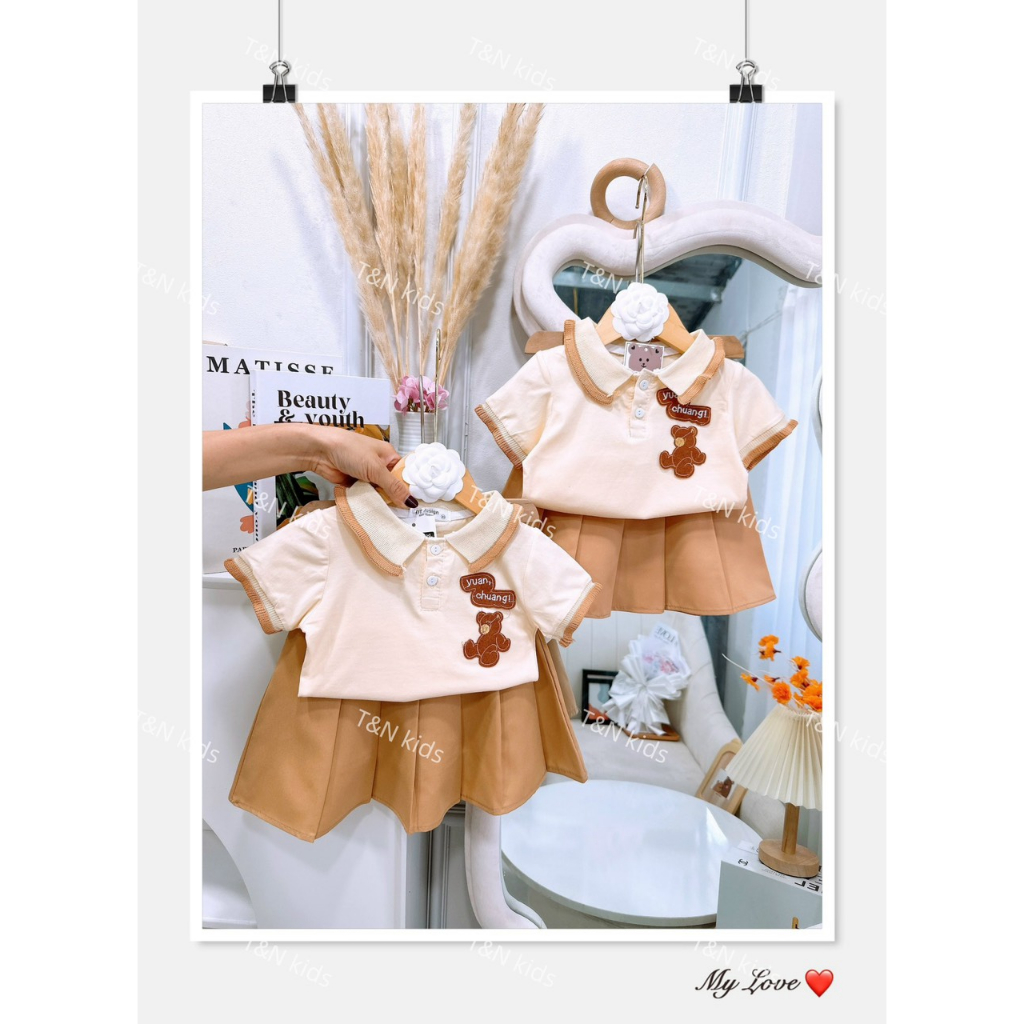 Xả hàng size nhí 7-10kg, set váy yuan chuang siêu xinh cho bé gái