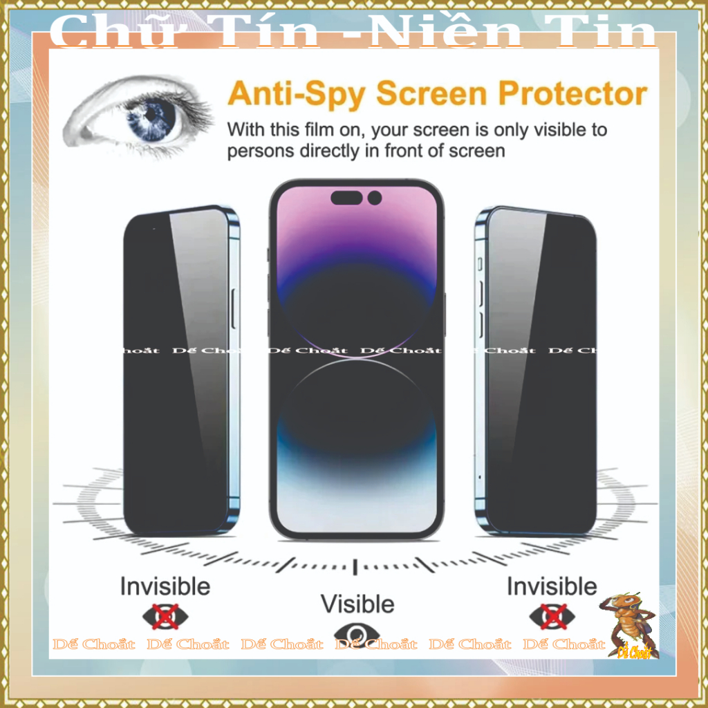 Kính cường lực chống nhìn trộm full màn hình điện thoai iphone 6, 6s, 7, 8,Se, 6plus, 6splus, 7plus, 8plus.
