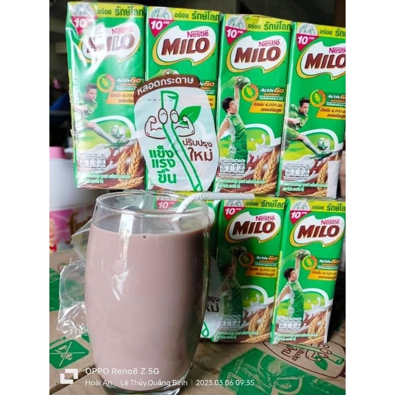 Sữa Milo Thái Lan (1 lốc 8 hộp 180ml)