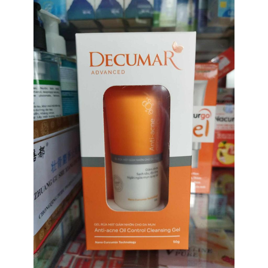 Decumar gel rửa mặt giảm nhờn cho da mụn