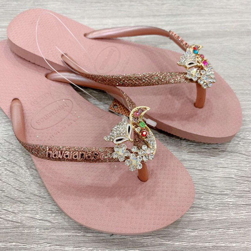 Thu Hường Store - Dép Nữ Kim Tuyến Đính Hồ Ly Hoa