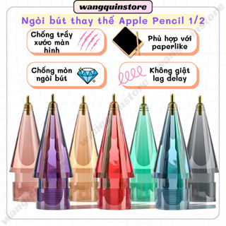 Ngòi bút kim loại chống mòn thay thế cho Bút táo Pen 1/2/Pro Đầu bút thay thế Táo Pencil Ngòi chống mòn cho Paperlike