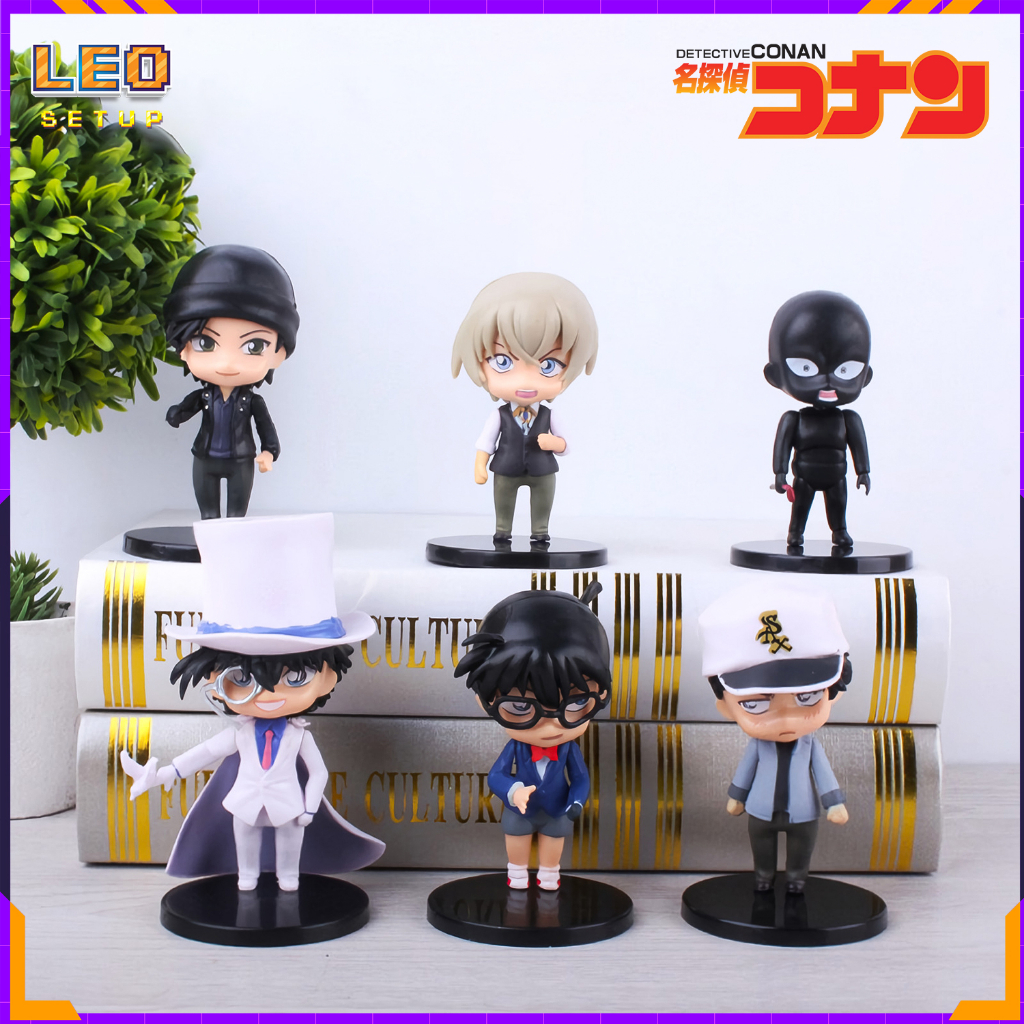 Mô Hình Nhân Vật Hoạt Hình Conan - 12 Figure mini Anime Thám tử lừng danh Conan by Leo Setup