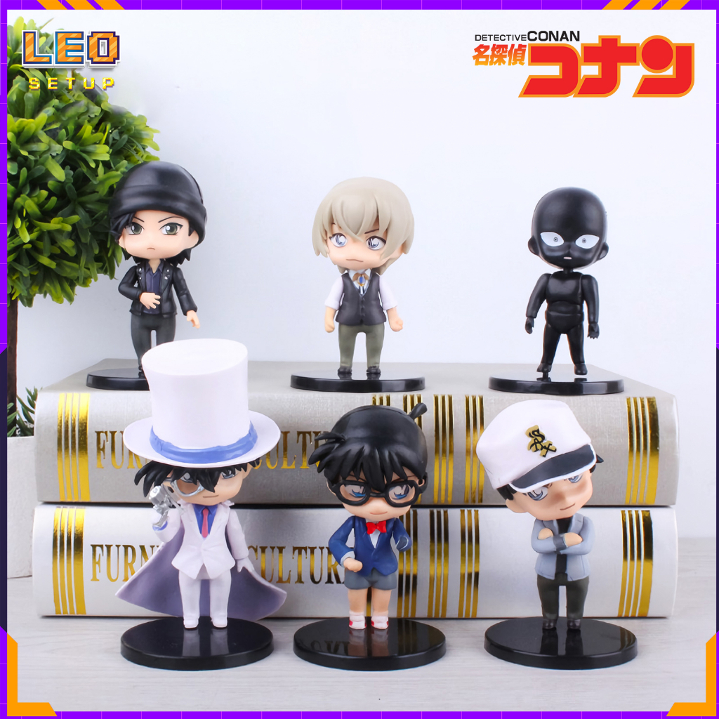 Mô Hình Nhân Vật Hoạt Hình Conan - 12 Figure mini Anime Thám tử lừng danh Conan by Leo Setup