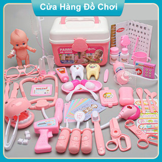  Đồ Chơi Bác Sĩ Trẻ Em Gồm Hộp Y Tế Y Tá Tiêm Ống Nghe Dụng Cụ Cho Bé 2 - 6 Tuổi Đồ Chơi Nhà Trò Chơi Kết Hợp 