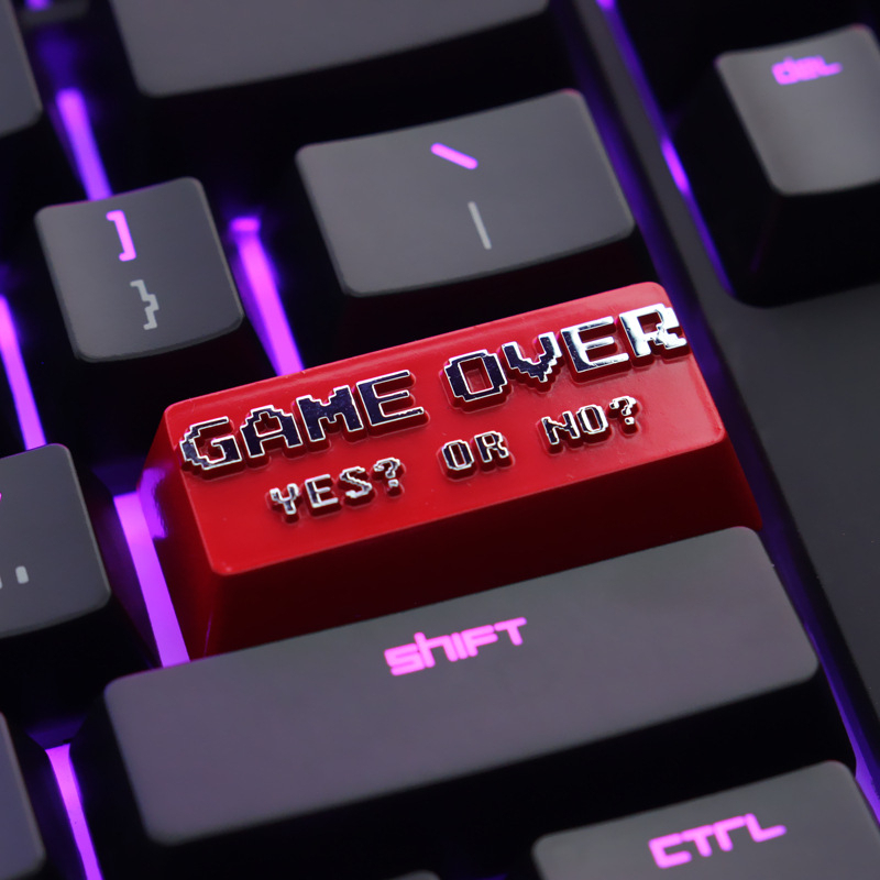 Keycap Lẻ Cho Bàn Phím Cơ Chất Liệu Kim Loại MKStore