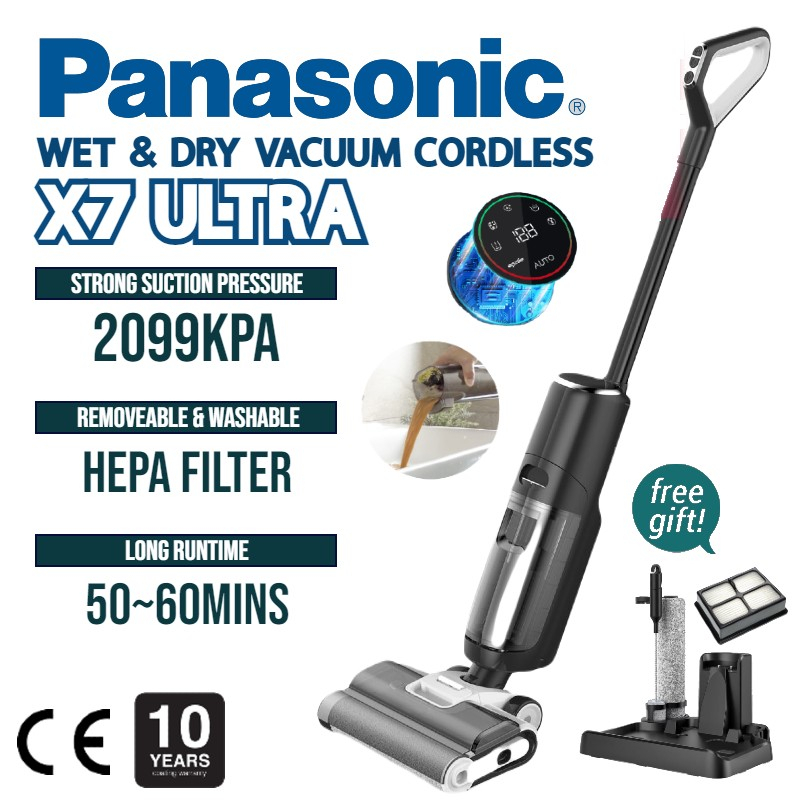 Máy Hút Bụi Khô & Ướt X8 PRO / X7 ULTRA | Cây Lau Nhà Thông Minh Diệt Khuẩn 99.9% | hàng sẵn có Máy Hút Bụi Lau Nhà Cầm