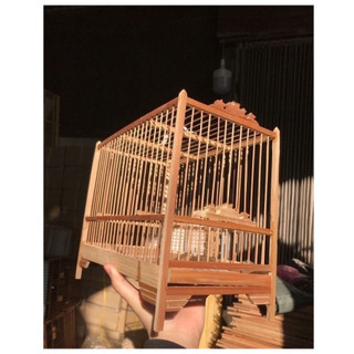  Khung lồng chim khuyên lồng chim hút mật tự ráp trúc đỏ lồng khuyên để bàn dễ dàng lắp ráp 